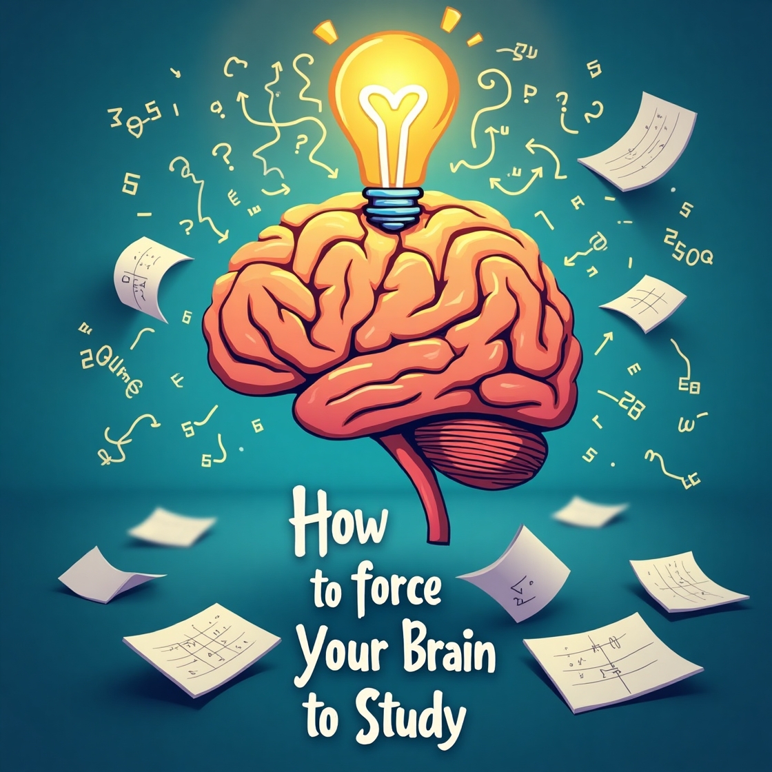 How To Force Your Brain To Study Cover